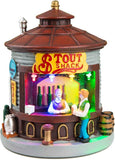 NEW innodept12 Christmas Village Collection Accessory Set - Stout Shack Lit House - LED Light Up Christmas Market Scene