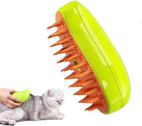 NEW Spray Floating Hair Comb, Pet Spray Massage Comb for Cats and Dogs, 3 In 1 Steamy Cat Brush, for Removing Tangled and Loose Hair, Anti-Flying Hair (green)