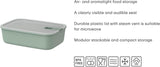 NEW Retails $44, Mepal - Food Container EasyClip - Container with lid & sliding closure - Suitable for microwave, steam cooker, refrigerator, and freezer - Airtight & leak-proof - 2,25 l - Nordic white