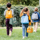 NEW Vikuces Lunch Bag for Women and Men, Insulated Lunch Box Cooler Tote Bags Thermal Bento Bags, Kids Reusable Smiley Lunch Boxes with Waterproof for Work, School, Travel and Picnic (Grey)