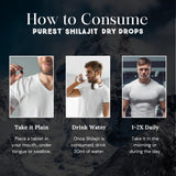 NEW Retails $42, Sealed Pure Himalayan Shilajit | 100% Pure Natural Shilajit Grade A Max Potency 85+ Trace Minerals & Fulvic Acid | 3rd Party US Lab Tested | Dry Drops | 24g (120ct), BB: 08/28