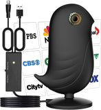 NEW Retails $50, Amplified HD Digital Antenna for Smart TV Indoor. Long 500 Miles Range, High Gain Indoor/Outdoor TV Antenna, Supports 4K and 1080p and Older Smart TVs (AN-2032)