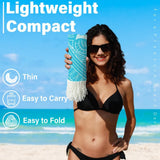 NEW Retails $55, Blue Turtle Turkish Beach Towel Quick Dry Absorbent Cotton Lightweight Thin Bathroom Bath Pool Swim Towels Extra Large Oversized Sand Free Beach Accessories Essentials Stuff Cloud Adults Gift