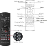 NEW ProChosen 2.4G Backlit Air Mouse Remote, Wireless Keyboard and Infrared Learning for Kodi Android TV Box, Smart TV, PC, HTPC, Windows, Mac OS, Linux