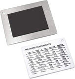 NEW Magnetic Kitchen Conversion Chart Endurance Stainless Steel Refrigerator Magnet Magnetic Kitchen Measurement Conversion Chart for Cups Tablespoons Teaspoons Fluid Oz Millilitres