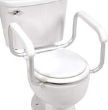 NEW DMI Toilet Safety Rails Arms Support, White, Retails $69+