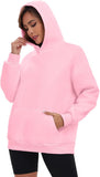 NEW Retails $60, Vidifid Womens Oversized Hoodie Pullover with Pocket, Pink, Fits Medium