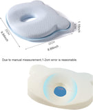 NEW NALACAL 100% Cotton Baby Pillow Breathable (0-12 Months), Head Shaping Pillow for Infants or Toddlers, Prevents Flat Head, Space Theme