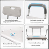 NEW Guardian Shower Chair for Bathtub, Bath Chair for Inside Shower, Shower Chair with Arms and Back, Height Adjustable Bath Chair Shower Chair for Seniors with Shower Head Holder, Retails $98+