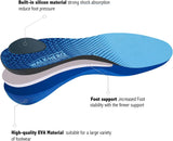 NEW Plantar Fasciitis Feet Insoles Arch Supports Orthotics Inserts Relieve Flat Feet, High Arch (Men's Size 6-6.5, Women's 7-8.5)