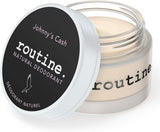 NEW Routine. Natural Beauty | Natural Deodorant Jar | Johnny's Cash (Vegan: No Beeswax, Cedarwood, Pine, Bergamot & Patchouli) | 58g, Aluminum Free Natural Deodorant for Women & Men (Cream Jar formula)