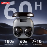 NEW Retails $50, Wireless Earbuds S07 Bluetooth5.4 Earphones in Ear Wireless Headset Bluetooth Active Noise Cancelling ENC Earphones TWS HiFi Sound Waterproof Sports Headphones with App (S07 Black)
