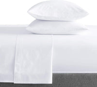 NEW 800 Thread Count- 6 Piece King Sheets Set Includes 2 Bonus Pillow Cases, 100% Long Staple Cotton Soft Sateen Weave King Size Bed Sheet Set with 12''-15'' Deep Pocket -White, Retails $150+