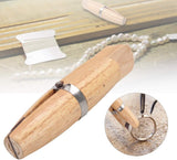 NEW Wood Ring Clamp for Jewelry Making, Wood Jewelry Clamp Jewelers Holder Jewelry Making Benchwork Jewelers Holder Wood Tweezers Professional Hand Tool 19 x 5 x 3.5cm