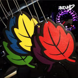 NEW Car Air Freshener Ornament Decor Natural Scented Tea Auto Shine Paper Hanging Vanilla Perfume Fragrance Leaf Shape for Home Bathroom Auto Car Interior Decoration Accessories, 6pk, 1 of each scent