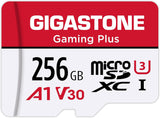 NEW Gigastone 256GB Micro SD Card, Gaming Plus, Nintendo-Switch Compatible, High Speed 100MB/s, 4K Video Recording, Micro SDXC UHS-I A1 Class 10, 1pc