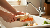 Retails $28+ NEW Redecker Hard and Soft Side Vegetable Brush, Durable Beechwood Handle, 2 Different Bristle Strengths for Cleaning Delicate or Tough-Skinned Vegetables, 5-1/4 inches, Made in Germany