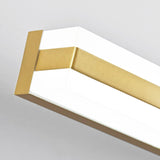 NEW Retails $93, SOLFART Dimmable Bathroom Vanity Light Fixtures Over Mirror Modern LED Vanity Light Fixtures 31.9 Inch Golden Led Lights