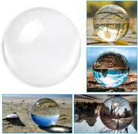 NEW 2 Inch Crystal Ball Clear Glass Ball Photography Lens Ball for Home Office Photography Wedding Decoration Gift, made of premium K9 crystal material, flawless and lead free, 100% clear.