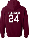NEW Retails $50 Mars NY Women's Men's Teen Wolf Beacon Hills Lacrosse Stilinski 24 Hoodie Sz L