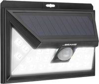 NEW Mr. Beams Solar Wedge Plus 24 LED Security Outdoor Motion Sensor Wall Light, 1 Light, Black