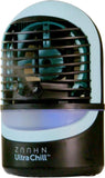 NEW Retails $50, Ultra Chill Deluxe Personal Cooler and Humidifier with Super Quiet 4 Speed Fan, Built In LED Light & Aroma Diffuser