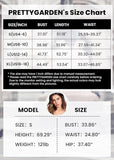 NEW PRETTYGARDEN Women's Floral Maxi Dress 2024 Knot One Shoulder Sleeveless Ruffle Hem Flowy Boho Dresses, Black & White, Sz M, Retails $71+