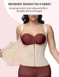 NEW Curve Chic Extreme Latex Corset Waist Vest, Rosy Brown, Sz S, Retails $134