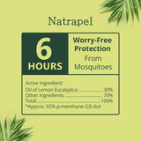 NEW Natrapel 6-Hour Mosquito, Tick and Insect Repellent Pump Spray, DEET-Free Lemon Eucalyptus, Long Lasting Bug Protection, Repel Insects, Best Full Coverage, TSA Approved, Airplane Travel Size, 37mL