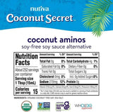 NEW Coconut Secret Coconut Aminos Soy-Free Seasoning Sauce - 8 fl oz, BB: 01/29/27