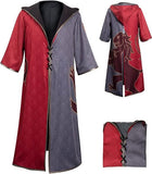 NEW MOYGOR Wizard Cosplay Costume Witch Cape Robe Cloak House Fan-atic School Uniform Halloween Unisex, Adult Sz M, Retails $65