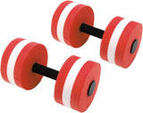 NEW 2 PCS Water Dumbbell, EVA Water Drumbell, Water Foam Dumbbell for Men Women Kids Yoga Exercise Fitness Tool, Red