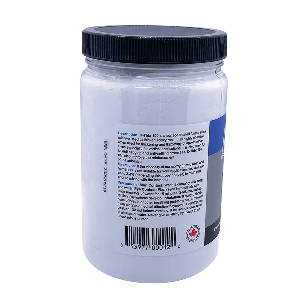 NEW Fumed Silica C-THIX 100 by CECCORP (1 Quart / 946 mL) – Extremely ...