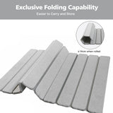 NEW Retails $46, Foldable Stone Bath Mat, Diatomaceous Earth Bath Mat, Non-Slip Super Absorbent Quick Drying Bath Stone Mat, Luxury Bath mat for Bathroom Kitchen Bathtub, 23.4 * 15.4" Gray