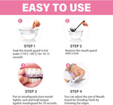 NEW Mouth Guard for Clenching Teeth at Night, Professional & Comfortable 2pcs Night Guards for Teeth Grinding with Hygiene Case Set, Pink