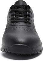 NEW Retails $84, ENLEN&BENNA Non Slip Shoes for Women Food Service, Kitchen Chef Oil-Proof Slip Resistant Work Shoes Waterproof Comfort Lightweight Sneakers with Lace Up Black, Sz 8.5