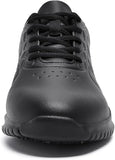 NEW Retails $84, ENLEN&BENNA Non Slip Shoes for Women Food Service, Kitchen Chef Oil-Proof Slip Resistant Work Shoes Waterproof Comfort Lightweight Sneakers with Lace Up Black, Sz 8.5