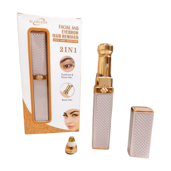 NEW Women Eyebrow And Upperlip Electric Trimmer Shaver For Ladies. Gold