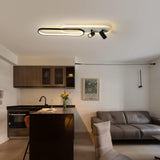 NEW Tioolo Modern Ceiling Lamp, LED Linear Ceiling Light Fixture, 45W Dimmable Ceiling Light with Remote, Acrylic Flush Mount Chandelier Ceiling Lighting for Kitchen Dining Room Bedroom Corridor!