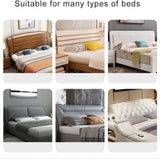 NEW Retails $190, Bed Headboard Cover High Grade All-Inclusive Headboard Cover Soft Thicken Velvet Quilted Headboard Slipcover Short Plush Quilting Head Cover -grey- 180cm (71inch)