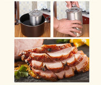 NEW (Ham Meat Press Maker) - Meao Stainless Steel Ham Sandwich Meat Press Maker for Making Healthy Homemade Deli Meat - Kitchen Bacon Meat Pressure Cookers Boiler Pot Pan Stove