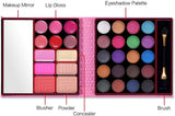 NEW (Pink) - All in One Makeup Kit - 20 Eyeshadow, 6 Lip Glosses, 3 Blushers, 2 Powder, 1 Concealer, 1 Mirror, 1 Brush, Make Up Gift Set for Teen Girls, Beginners And Pros
