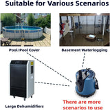 NEW Retails $56, 1/30HP 400 GPH Automatic Small Sump Pump 5 ft Max Head 115V Submersible Pool Cover Water Pump for Swimming Pool Garden Pond Basement, Auto Shut Off
