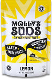 NEW Retails $50+, Sealed Molly's Suds Oxygen Whitener | Powerful Bleach Alternative, Chlorine Free & Color Safe | Brightens Whites and Removes Stains (Pure Lemon Essential Oil - 79 oz)