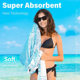 NEW Retails $55, Blue Turtle Turkish Beach Towel Quick Dry Absorbent Cotton Lightweight Thin Bathroom Bath Pool Swim Towels Extra Large Oversized Sand Free Beach Accessories Essentials Stuff Cloud Adults Gift