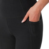 NEW Retails $68, Mondetta Leggings for Women - Yoga Leggings - Gym Workout Athletic Yoga Pants with Pockets - Basket Weave Tight, Black, Sz XL