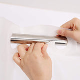 NEW River Dream Hotel Grade No Hooks Needed Waterproof Shower Curtain or Liner, Frost (PEVA, 71" x 74")
