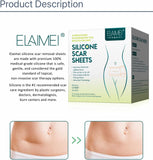 NEW Medical Grade Silicone Scar Sheet, Silicone Scar Tape (1.6”x x120”), Scar Removal Strips for Acne Scars C-Section & Keloid Surgery Scars Sheets Treatment Sheets - 6-8 Month Supply, BB: 06/26