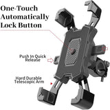 NEW Bike Phone Mount, The Best Cell Phone Holder for Any Android iPhone, Bicycle Accessories for Adult and Kid Bikes Adjustable for Different Handlebar