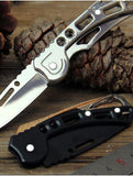 NEW MASTON Folding Shuffle Knife, compact, multi-purpose utility for everyday carry, OURS IS BLACK